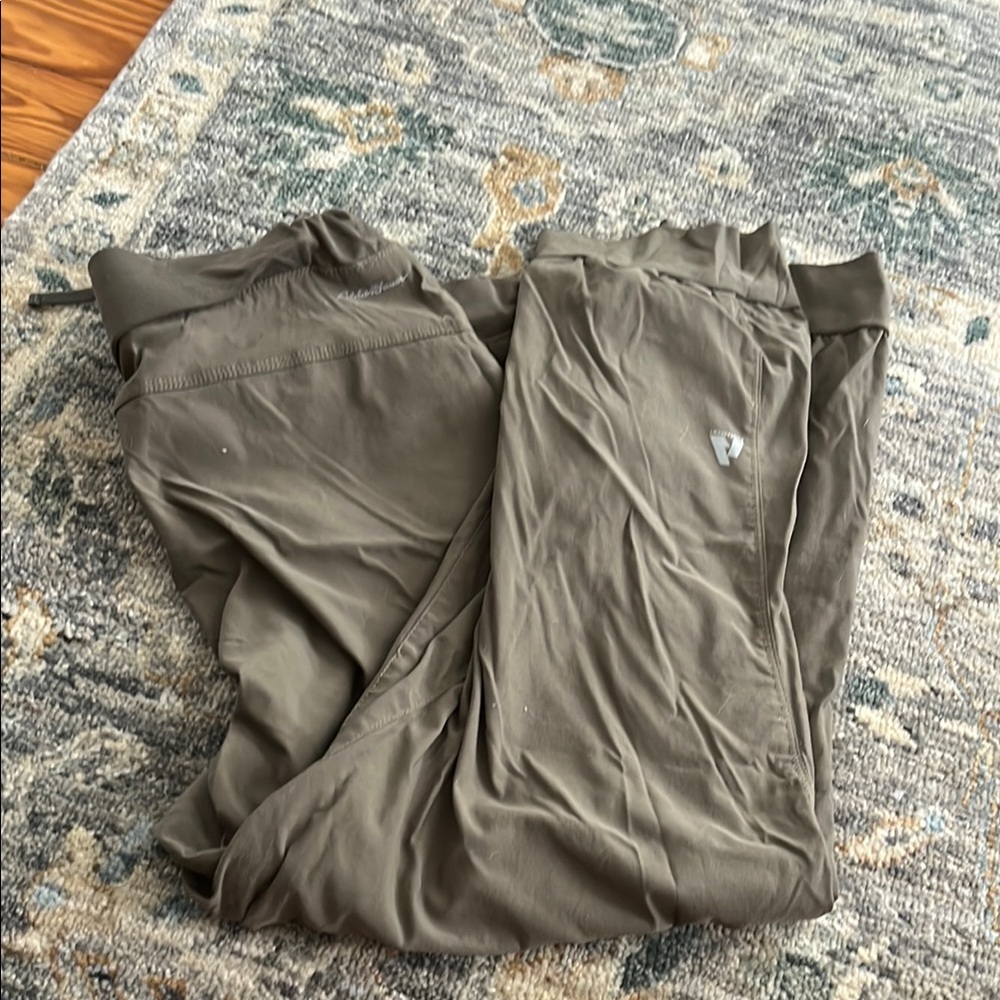 Eddie Bauer Sage Green Drawstring Joggers